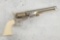 Pristine replica of an engraved Colt, Model 1860, Army Revolver, SN 13511. It is a non-firing plugge