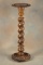 Carved antique oak Pedestal, circa 1900-1910, measures 39