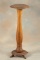 Antique oak Pedestal on footed base, circa 1900-1920s, in original finish, measures 37