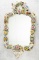 Extremely fine Capodimonte Hanging Mirror, 33