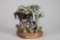 Hand colored Bronze by noted California Artist James P. Regimbal (1949), titled 