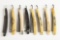 Framed collection of  eight (8) Straight Razors. One is marked 