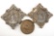 Collection of three Victorian Era Flue Covers, to include: A matching pair of ornate cast iron cover