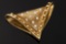 Ladies 14kt yellow gold slide pendant containing nine round brilliant cut diamonds approximately .60