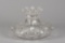 Brilliant Period Cut Glass Mushroom Vase with zipper line cuts and brilliant workmanship, measures 7