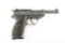 BYF 43 Mauser, Model P-38, Semi-Auto Pistol, 9 mm caliber, SN 242, blue finish, 5