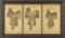 Framed Saddle Advertisement, three styles of Texas Saddles including the No. 80 Rose Tree; No. 203