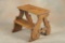 Early Victorian, oak Bedside Step Stool, very good condition, measures 14
