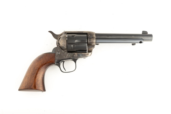 Uberti SA Revolver, .45 caliber, SN SA722, blue finish with case hardened frame, has "U.S." stamped