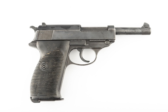 BYF 43 Mauser, Model P-38, Semi-Auto Pistol, 9 mm caliber, SN 242, blue finish, 5" barrel, very good