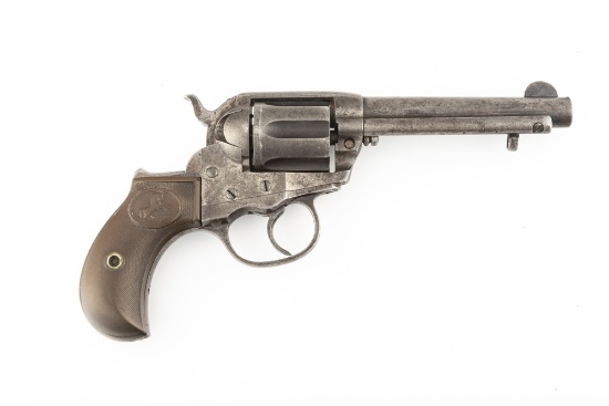 Vintage Colt, Model 1877, DA Revolver, .38 caliber, SN 156799, manufactured 1905, smooth dark gray p