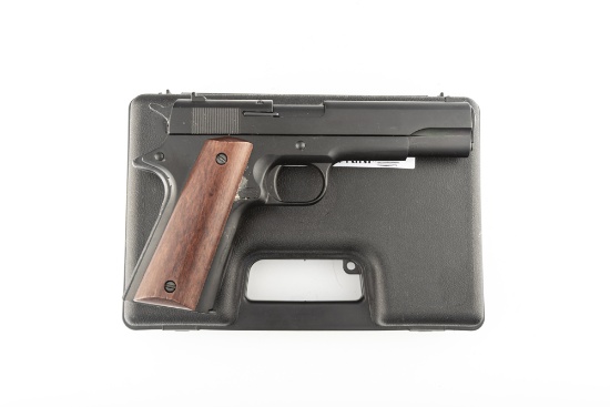Cased Bruni S.R.L., Model 96, Blank Pistol, 8 mm Blank K ga. or 9 mm PAK. SN NV. This pistol is desi