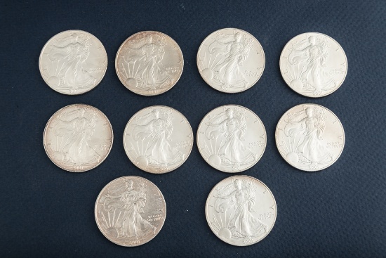 THE FOLLOWING COIN COLLECTION IS FROM THE BROWNFIELD ESTATE. THIS LOT WILL BE SOLD TEN (10) TIMES TH