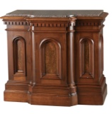 Beautiful Victorian marble top Pedestal, circa 1880s, in extremely fine finish and condition with ar