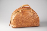 Beautiful hand tooled Carry Bag, at one time was the personal property of C.W. Lyle. Extremely well