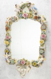 Extremely fine Capodimonte Hanging Mirror, 33