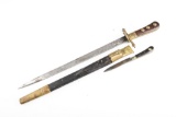 Large Imperial Hunting Cutlass (â€œHirschfangerâ€). Very good overall with etched blade with lion a