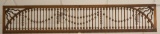 Antique oak stick and ball Fret Work, circa 1890s, measures 66