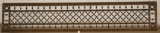 Antique oak stick and ball Fret Work, circa 1890s, measures 8' 9