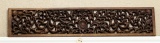 Antique oak stick and ball Fret Work, circa 1890s, in original finish, measures 91 1/2
