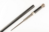 Antique Cane Gun marked 