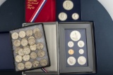 Collection of 25 Silver American Quarters. Ten are dated 1963D, fifteen are dated 1964D, totaling 25
