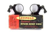 Vintage Leupold Detacho-Mount Rings