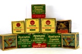 (10) Vintage Shell Boxes With Ammo