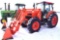 Kubota M105S tractor with loader