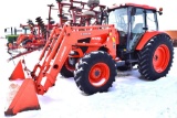 2009 Kubota M125X tractor with loader