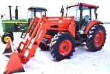 Kubota M105S tractor with loader
