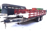 1990 Maxwell flatbed trailer