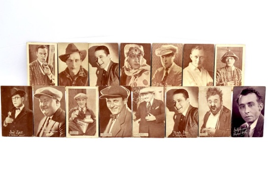 (15) Early Actor Fan Postcards