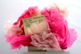 Mae West Pink Flowered Hat