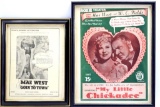 (2) 1940s Mae West Theater/ Play Ads