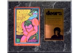 1967 The Doors Advertising Postcard in Plaque