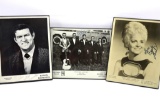 (3) Early Musician Signed Photos