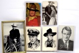 (6) John Wayne Photos/ Cards
