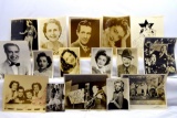 (16) Early Signed Actor/ Actress Photos