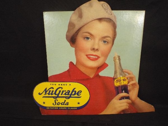 NuGrape Soda Pop Sign