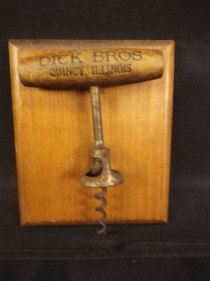 Dick Bros. Beer Corkscrew - Quincy, IL