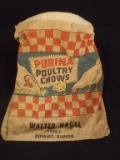 Purina Poultry Chow Cloths Pin Bag - Renault, IL