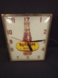 Nu-Grape Soda Lighted Clock