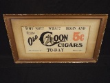 Old Coon Cigar Paper Poster