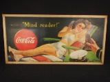 WWII Coca Cola Cardboard Sign