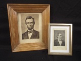 LOT (2) Abraham Lincoln Portraits
