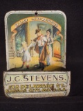 J.C. Stevens Old Judson Whiskey Match Safe w/ Striker