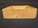 Yankee Girl Tobacco Wooden Crate