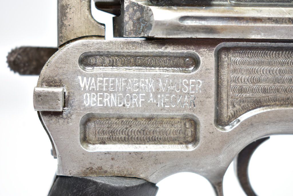 Impugnature Legno Per Mauser C96 Rosso 9 - Riproduzione Storica Seconda Guerra Mondiale - Foto 5