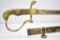 Imperial German, Model 1898, Lionhead, Artillery Officer Sword With Scabbard